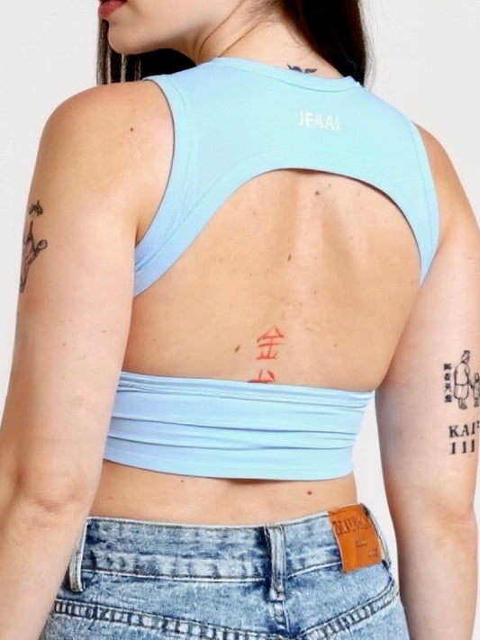 Sky halter top