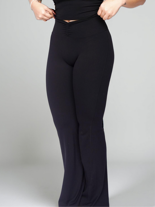Flared pants (thick fabric)